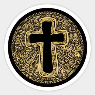 The Cross of the Lord and Savior Jesus Christ Sticker
